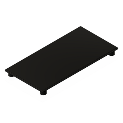 MODULAR SOLUTIONS POLYAMIDE PART&lt;br&gt;END CAP 180MM X 90MM BLACK